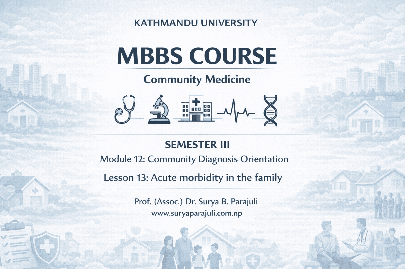 Acute morbidity in the family